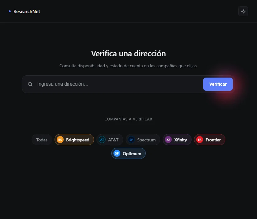 Main screen · dark mode